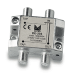 TAP de Distribución DE-x0x ALCAD 5 a 2300 MHz FI 6/4/2 salidas TV terrestre y Satelital