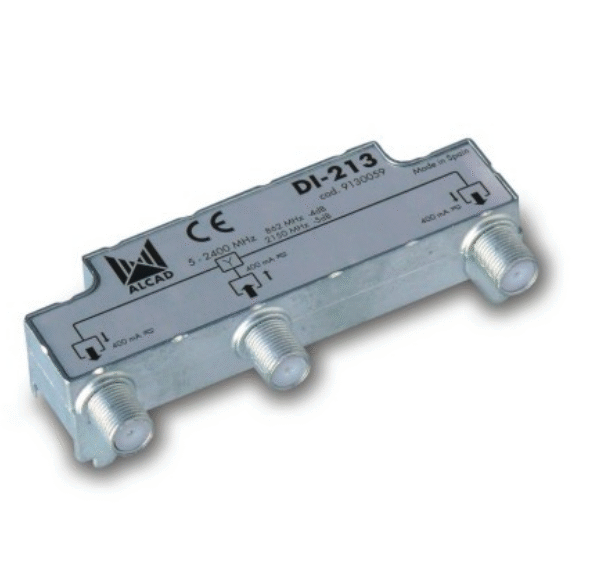 Splitter (Distribuidor) DI-x1x TV terrestre y satelital (2 y 4 salidas) – ALCAD