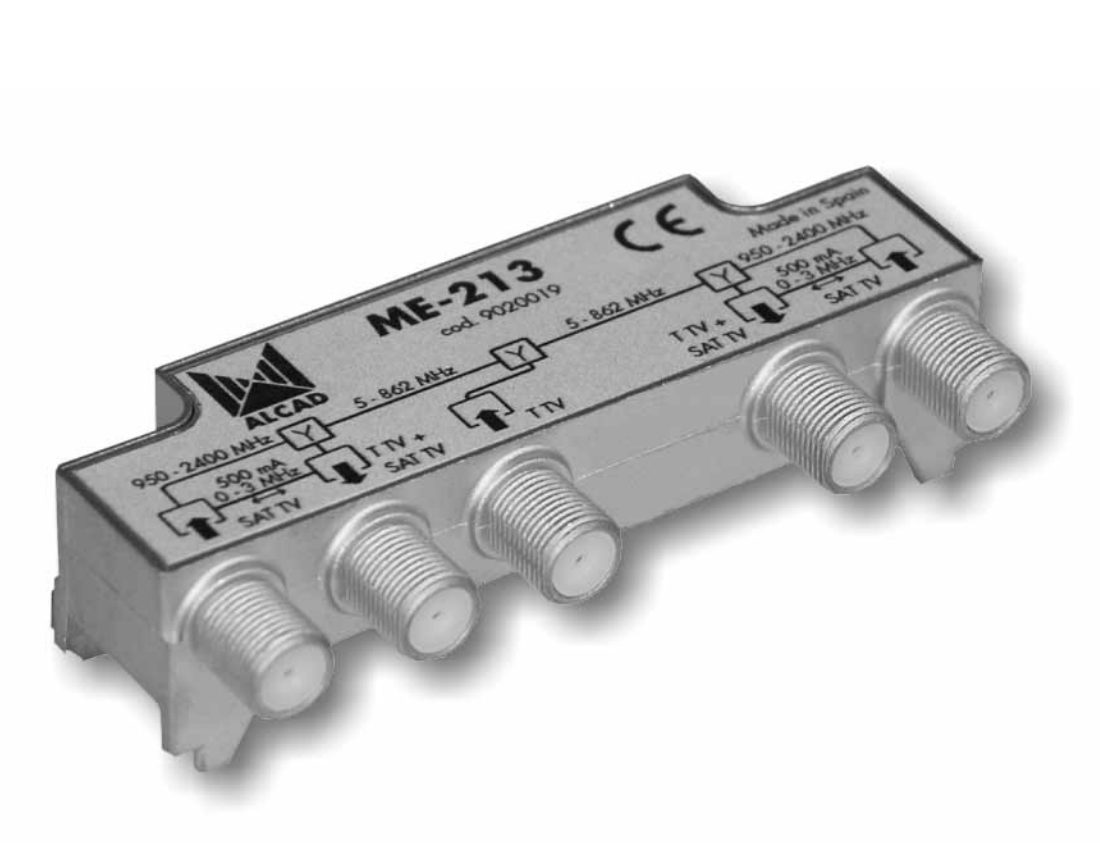 foto1-me-213 Mezclador TV/SAT Multiplexer – ALCAD ME-213 - Imagen 1