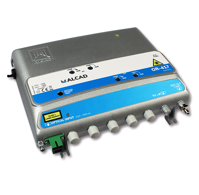 or-417 Receptor Óptico TV-SAT / ALCAD OR-417 - Imagen 1